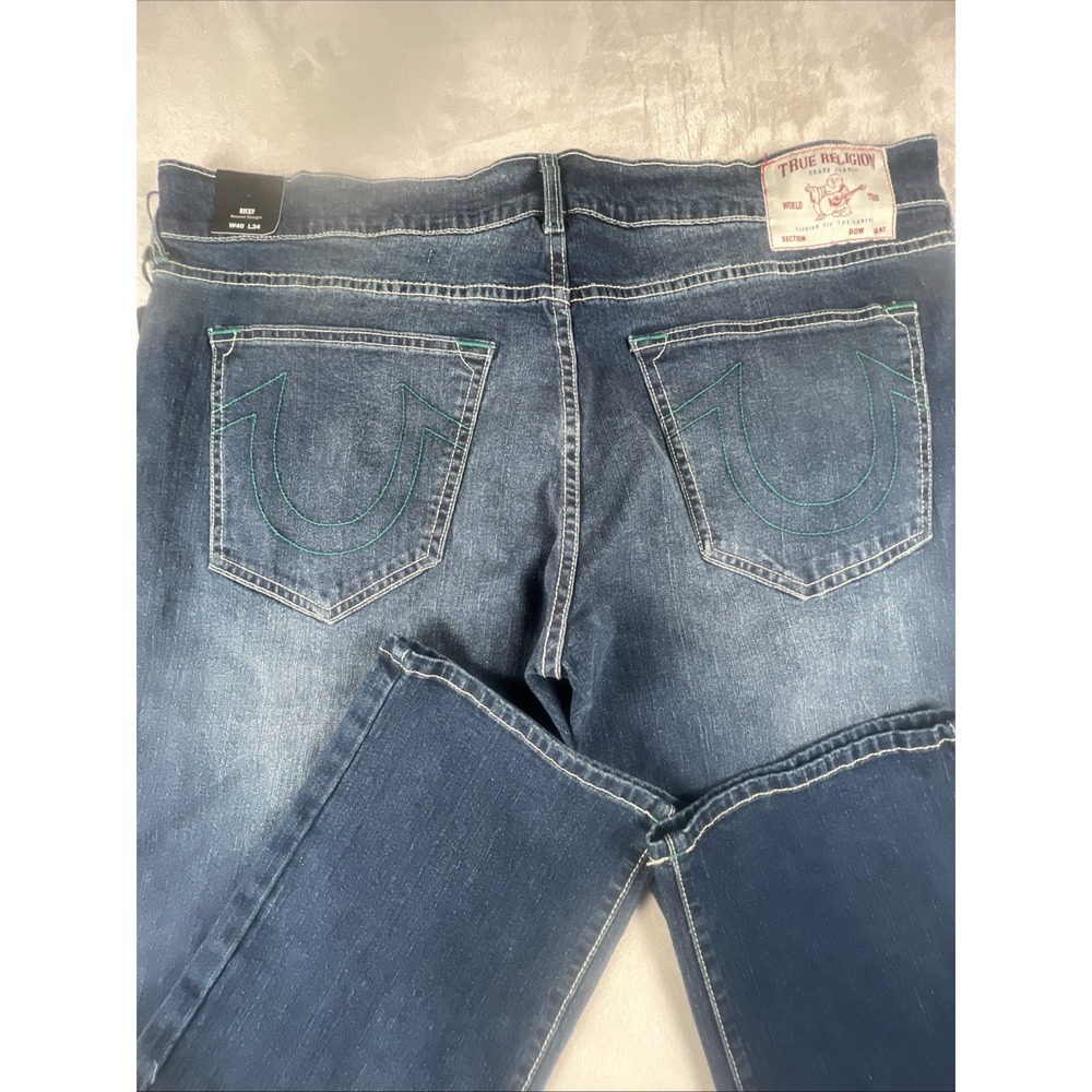 True Religion Ricky Relaxed Straight Jeans - Men's - W40 L34 -‎ New with Tags